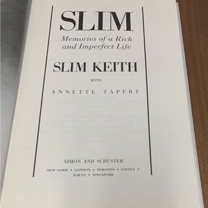 *RARE* Slim Keith Biography Book